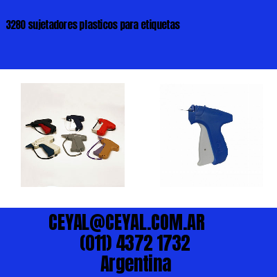 3280 sujetadores plasticos para etiquetas