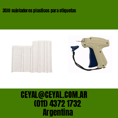 3510 sujetadores plasticos para etiquetas