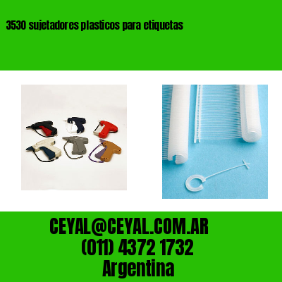 3530 sujetadores plasticos para etiquetas