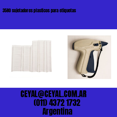 3580 sujetadores plasticos para etiquetas