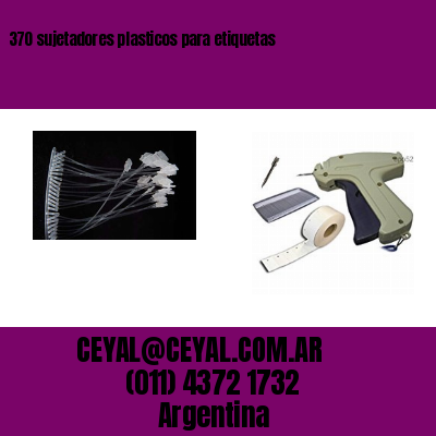 370 sujetadores plasticos para etiquetas