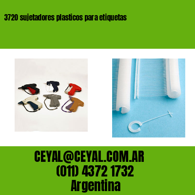 3720 sujetadores plasticos para etiquetas