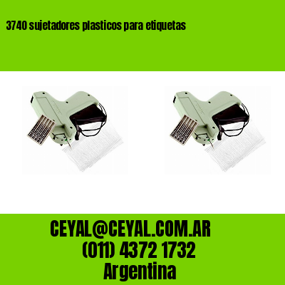 3740 sujetadores plasticos para etiquetas