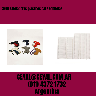 3900 sujetadores plasticos para etiquetas