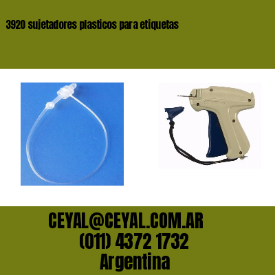 3920 sujetadores plasticos para etiquetas