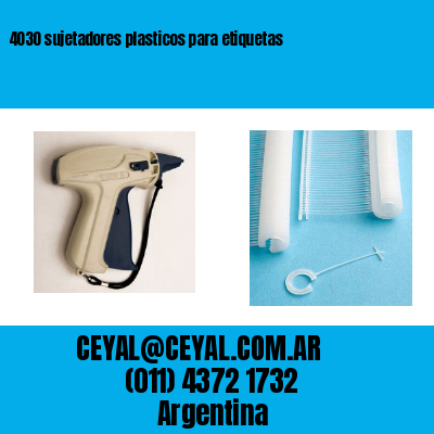 4030 sujetadores plasticos para etiquetas