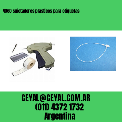 4060 sujetadores plasticos para etiquetas