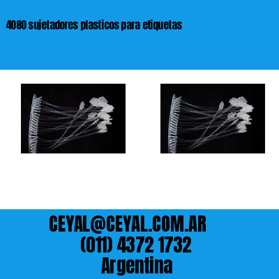 4080 sujetadores plasticos para etiquetas