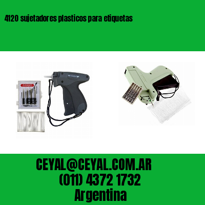 4120 sujetadores plasticos para etiquetas