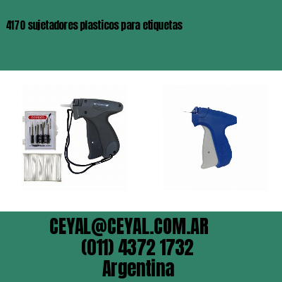 4170 sujetadores plasticos para etiquetas