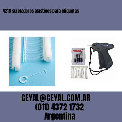 4210 sujetadores plasticos para etiquetas