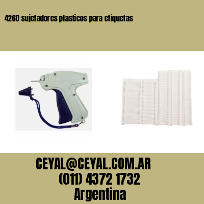 4260 sujetadores plasticos para etiquetas