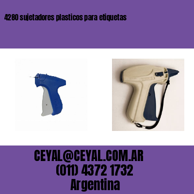 4280 sujetadores plasticos para etiquetas