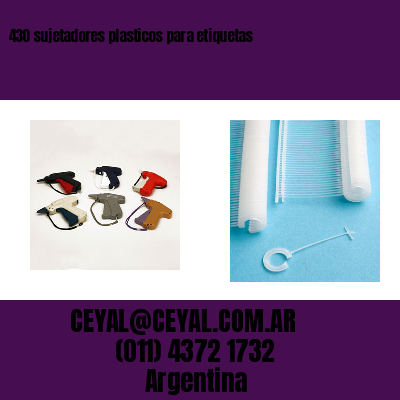 430 sujetadores plasticos para etiquetas