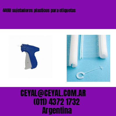 4400 sujetadores plasticos para etiquetas