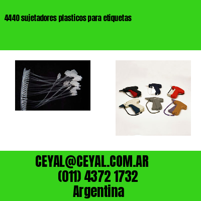 4440 sujetadores plasticos para etiquetas