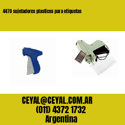 4470 sujetadores plasticos para etiquetas