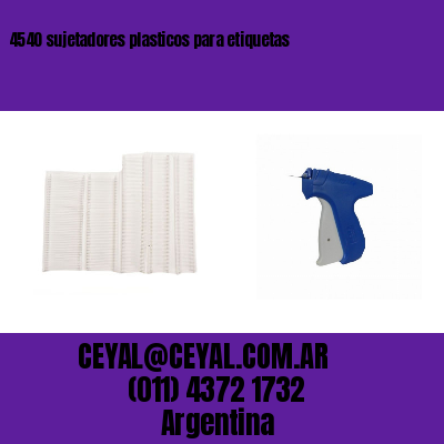 4540 sujetadores plasticos para etiquetas