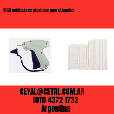 4560 sujetadores plasticos para etiquetas