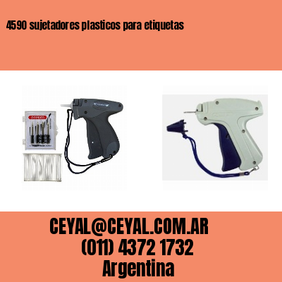 4590 sujetadores plasticos para etiquetas