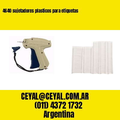4640 sujetadores plasticos para etiquetas