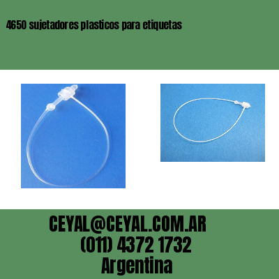 4650 sujetadores plasticos para etiquetas