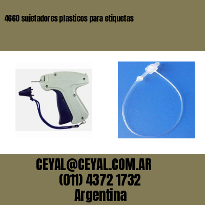 4660 sujetadores plasticos para etiquetas