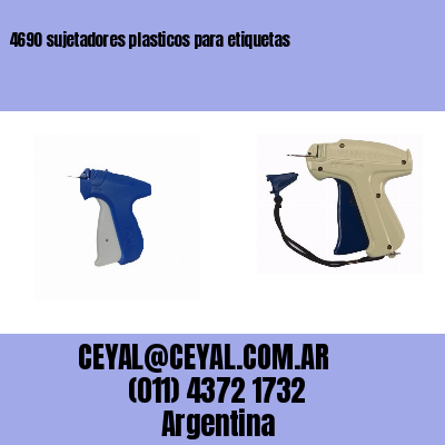 4690 sujetadores plasticos para etiquetas