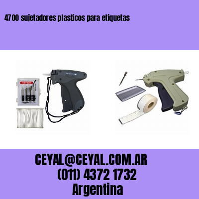 4700 sujetadores plasticos para etiquetas
