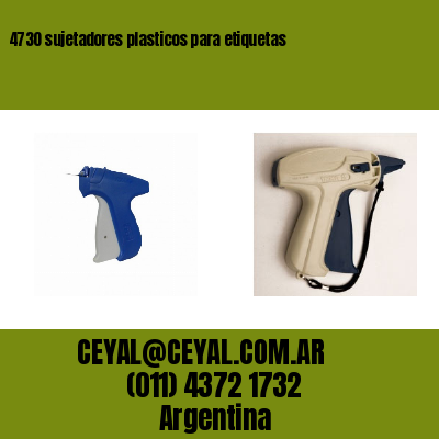 4730 sujetadores plasticos para etiquetas