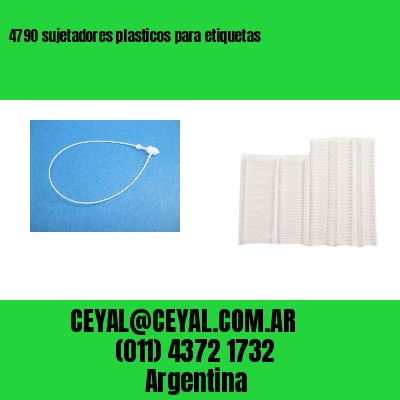 4790 sujetadores plasticos para etiquetas