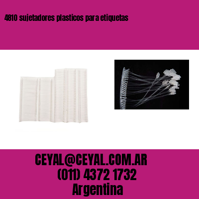 4810 sujetadores plasticos para etiquetas
