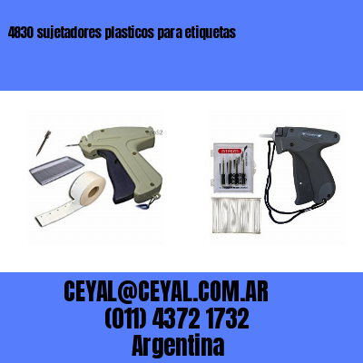 4830 sujetadores plasticos para etiquetas