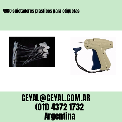 4860 sujetadores plasticos para etiquetas