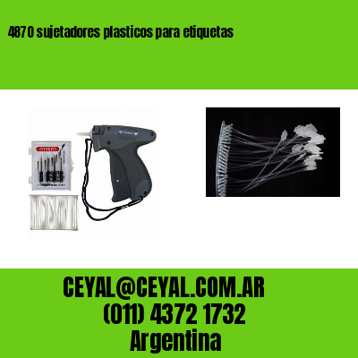 4870 sujetadores plasticos para etiquetas