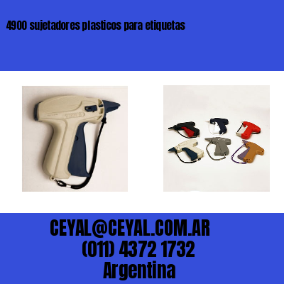 4900 sujetadores plasticos para etiquetas