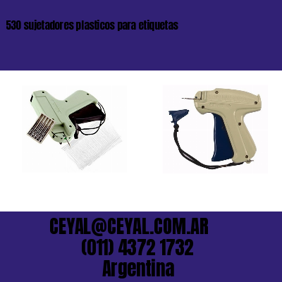 530 sujetadores plasticos para etiquetas