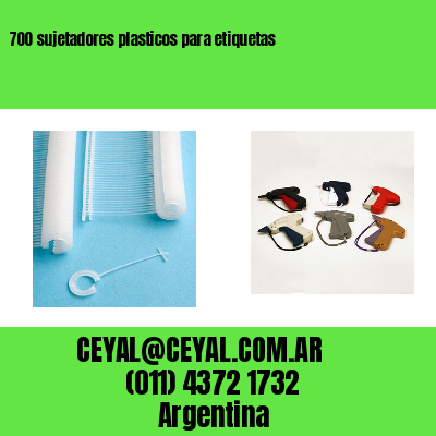 700 sujetadores plasticos para etiquetas