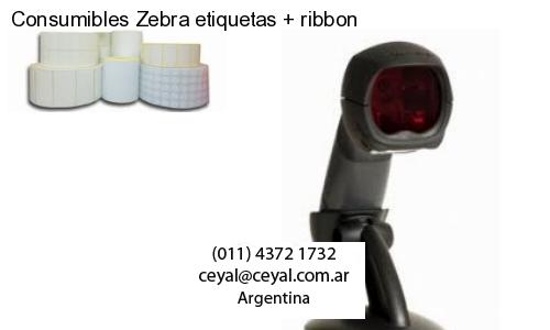 Consumibles Zebra etiquetas   ribbon