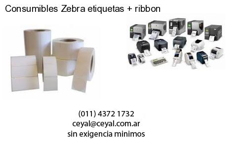 Consumibles Zebra etiquetas   ribbon