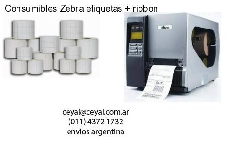 Consumibles Zebra etiquetas   ribbon