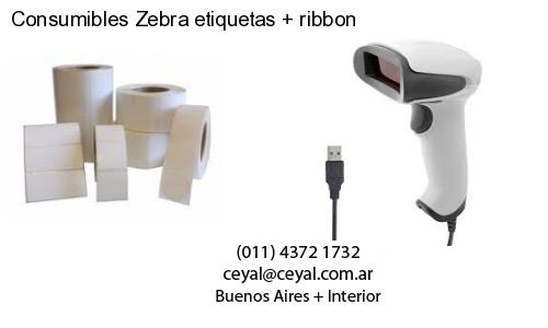 Consumibles Zebra etiquetas   ribbon