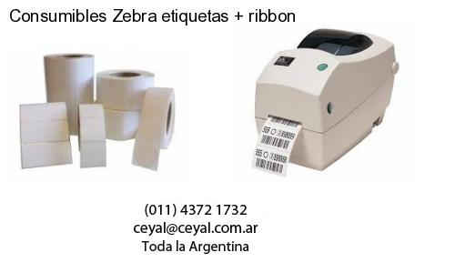 Consumibles Zebra etiquetas   ribbon