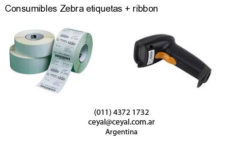 Consumibles Zebra etiquetas   ribbon