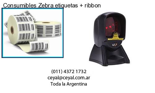 Consumibles Zebra etiquetas   ribbon