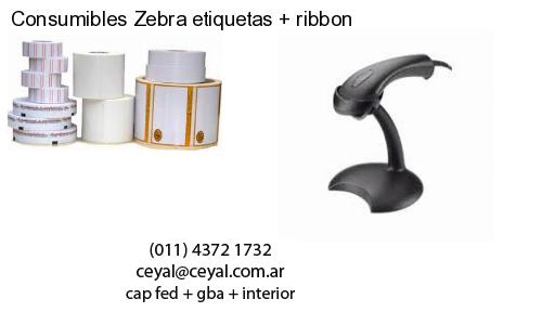 Consumibles Zebra etiquetas   ribbon