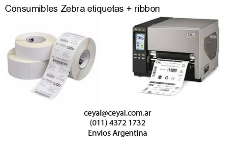 Consumibles Zebra etiquetas   ribbon