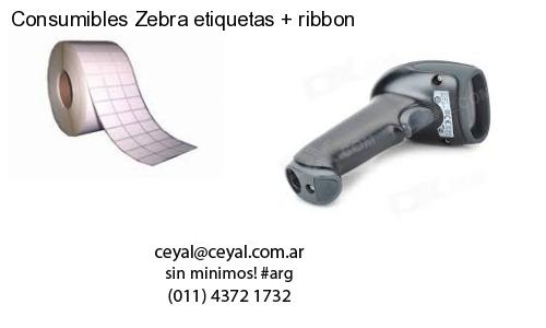 Consumibles Zebra etiquetas   ribbon