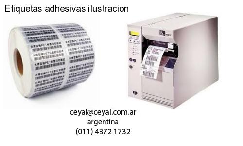 Etiquetas adhesivas ilustracion