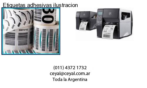 Etiquetas adhesivas ilustracion
